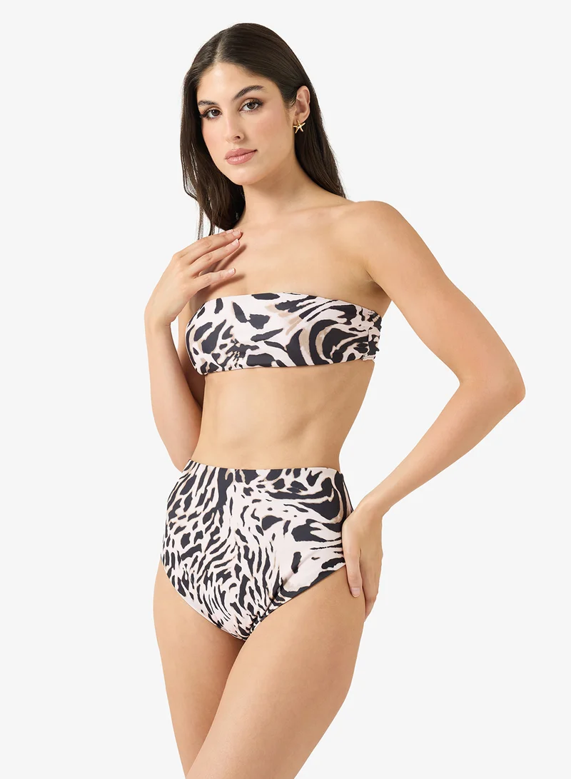 جينجر 2PC Animal Print Bikini Set